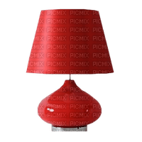 Kaz_Creations Deco Lamp Red - png ฟรี