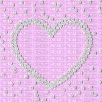 Fond coeur rose Debutante pink bg heart - gratis png