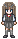 Pixel Hermione - Animovaný GIF zadarmo