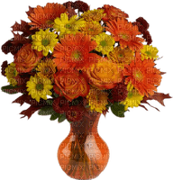 Autumn Fall Flowers - zdarma png