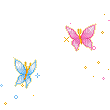 бабочки - Gratis animerad GIF