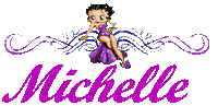 Kaz_Creations Names Michelle Animated - Gratis animeret GIF