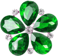 Diamond Flower Green - By StormGalaxy05 - zdarma png