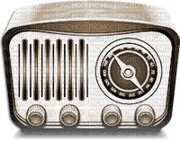 soave deco radio music vintage retro sepia - PNG gratuit