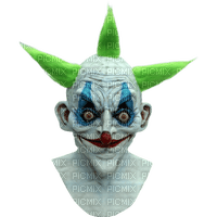 Kaz_Creations Scary Clown Face - PNG gratuit