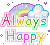 Always Happy - GIF animé gratuit