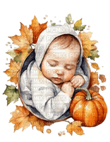 Watercolor - Autumn - Baby - δωρεάν png