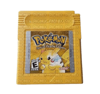 pokemon yellow gameboy cartridge - png gratuito