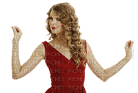 Kaz_Creations Woman Femme Red Taylor Swift Music Singer - Free PNG