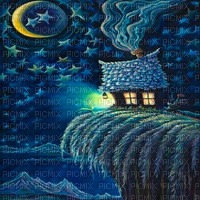 Y.A.M._Fantasy tales night background - PNG gratuit