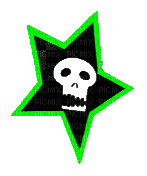 skull star - Бесплатный анимированный гифка