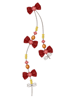 Kaz_Creations Deco Ribbons Bows Colours Hanging Dangly Things - gratis png