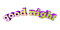 Nina goodnight - GIF animasi gratis