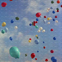Balloons Animated Background - Ücretsiz animasyonlu GIF