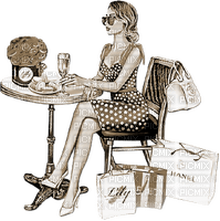 soave woman fashion paris table shopping spring - kostenlos png