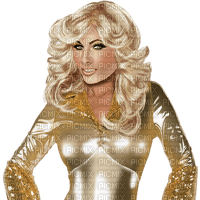 Woman. Gold. Leila - Free PNG