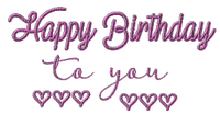 text-happy birthday-lila-minou52 - nemokama png