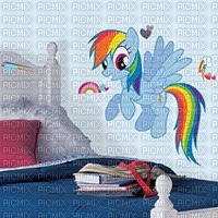 Rainbow Dash Bedroom - PNG gratuit
