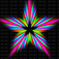 multicolore image encre animé effet scintillant briller fractale edited by me - GIF animé gratuit
