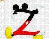 image encre lettre Z Mickey Disney edited by me - gratis png