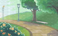 Background Park - Ilmainen animoitu GIF