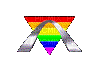 pride triangle - Бесплатный анимированный гифка