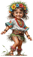 loly33 enfant tropical - PNG gratuit