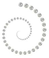 frame cadre rahmen circle vintage pearls - PNG gratuit
