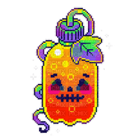 pumpkin juice pixel art - Free PNG