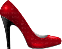 Shoe Red Black - Bogusia - png ฟรี