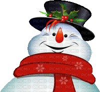 snowman - Безплатен анимиран GIF