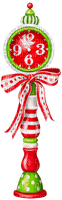 Clock.White.Red.Green - 免费PNG