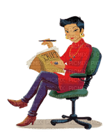 Mujer en oficina - 免费PNG