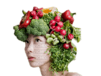 woman vegetables bp - bezmaksas png