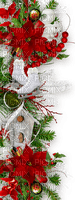 Christmas.Deco.Border.Green.Red.White - ilmainen png