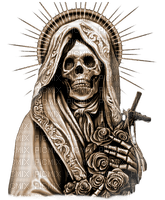 Y.A.M._Gothic skeleton sepia - безплатен png