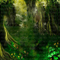 Y.A.M._Fantasy forest background - kostenlos png