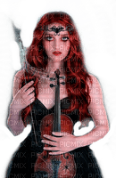 Y.A.M._Gothic Fantasy woman girl music - zadarmo png