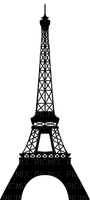 Kaz_Creations Valentine Deco Love Silhouettes Silhouette Eiffel Tower - PNG gratuit