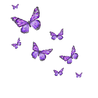 purple butterflies (created with gimp) - Darmowy animowany GIF