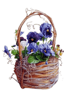 Цветы в корзине - PNG gratuit