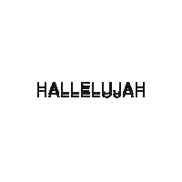 Easter Hallelujah Text Gif - Bogusia - Bezmaksas animēts GIF