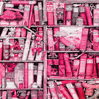 soave background vintage  book animated pink - Gratis animeret GIF