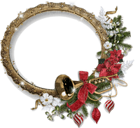 Christmas round cirlce frame cluster sunshine3 - 免费PNG