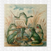 Vintage Frogs - png gratuito