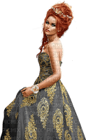 Woman. Ball gown. Party dress. New Year. Leila - zdarma png