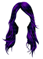 cheveux purple - PNG gratuit
