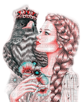 Y.A.M._Fantasy woman bird - Free PNG