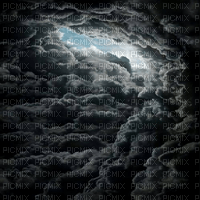Y.A.M._Gothic fantasy sky clouds background - zdarma png