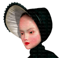 kvinna-ansikte-hatt - zadarmo png